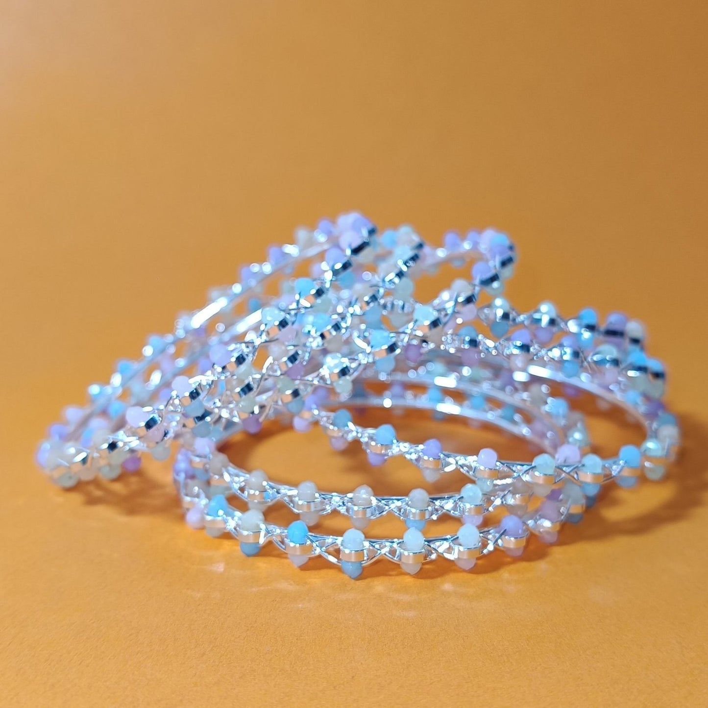 Elegant Multicolor Bangle Set