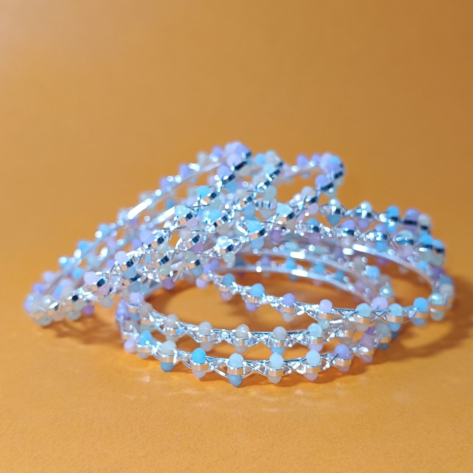 Elegant Multicolor Bangle Set
