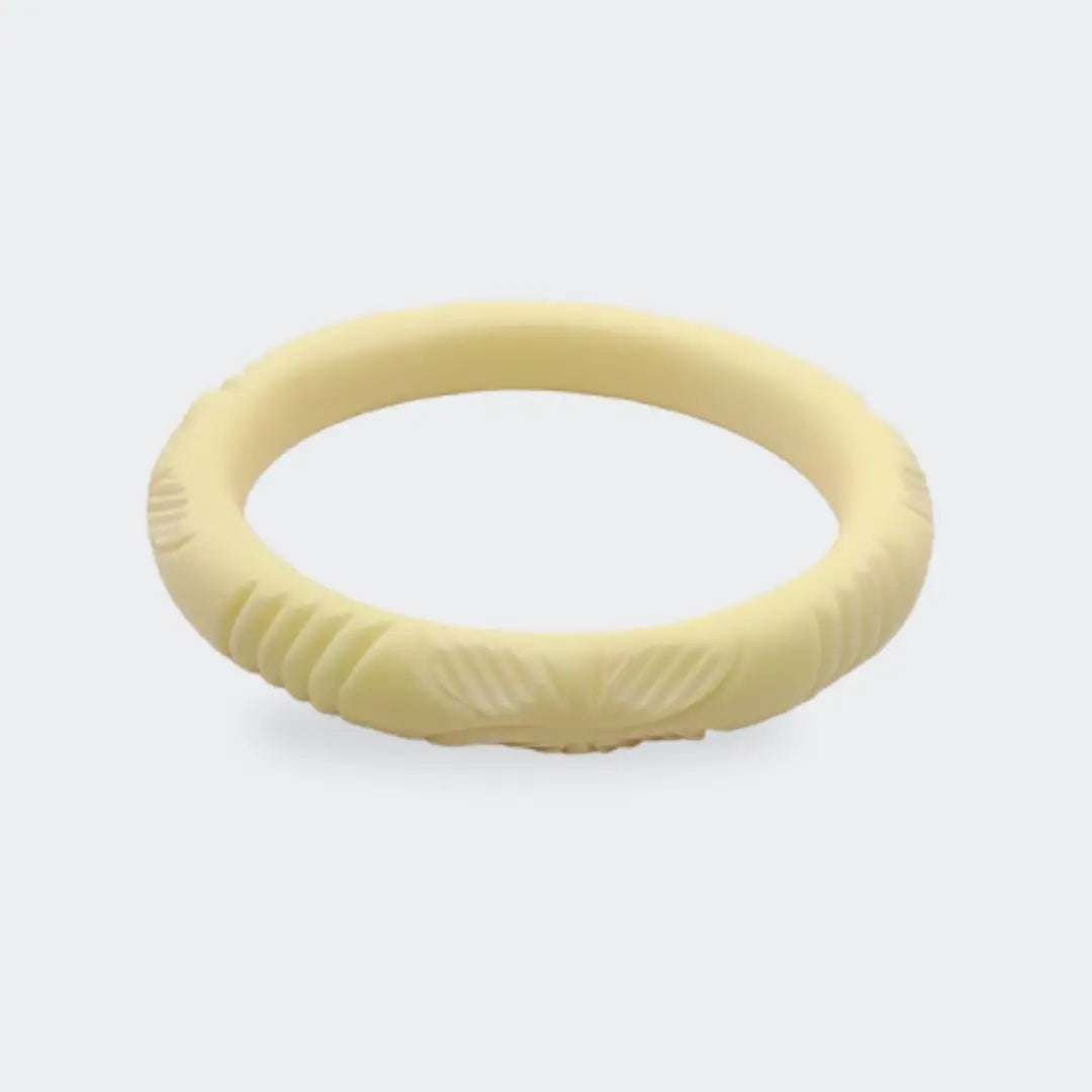 off-White Shankh Hard Rubber Bangle