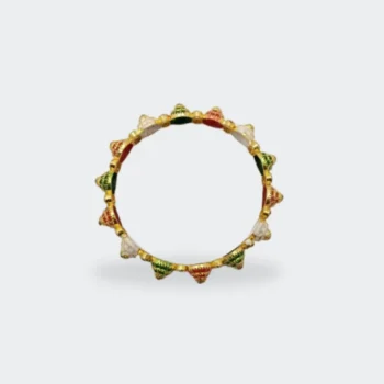 Elegant Multi-Color Beaded Bangle