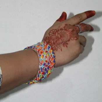 Multicolor Modern Bangle IN hAND