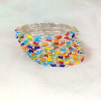 Multicolor Modern Bangles Set - Trendy