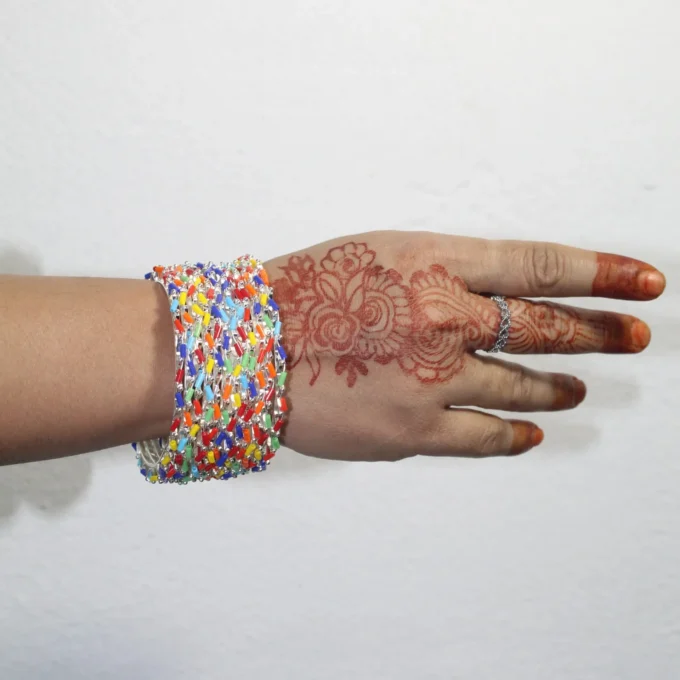 Multicolor Modern Bangles Set - Trendy - Image 2