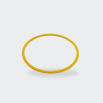 Mustard Yellow Velvet Fabric Premium Bangle