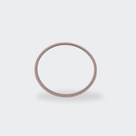 Soft Pink Velvet Fabric Premium Bangle