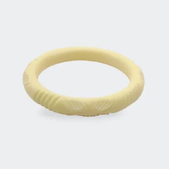 off-White Shankh Hard Rubber Bangle