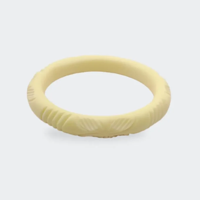 off-White Shankh Hard Rubber Bangle