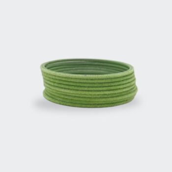 Green Velvet Cloth Premium Bangles 1