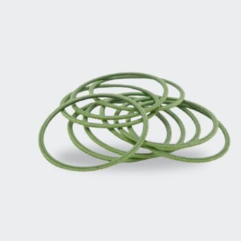 Green Velvet Cloth Premium Bangles 2