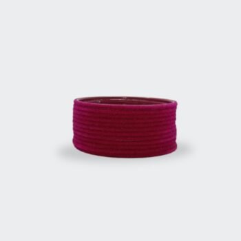 Magenta Velvet Fabric Premium Bangles 1