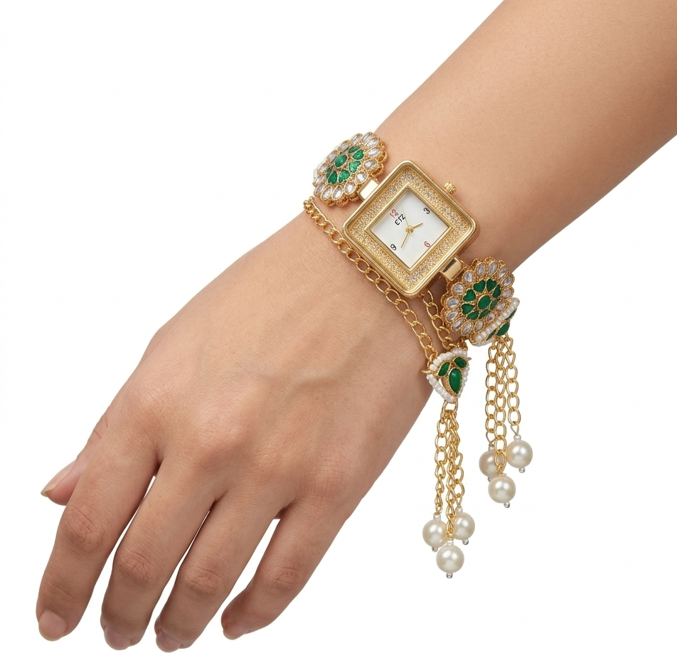 Kashmiri Designer Bracelet Watch